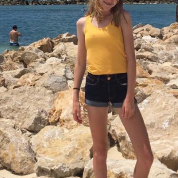 PacSun Basics Tank Top Yellow Orange Color - Picture 4 of 4